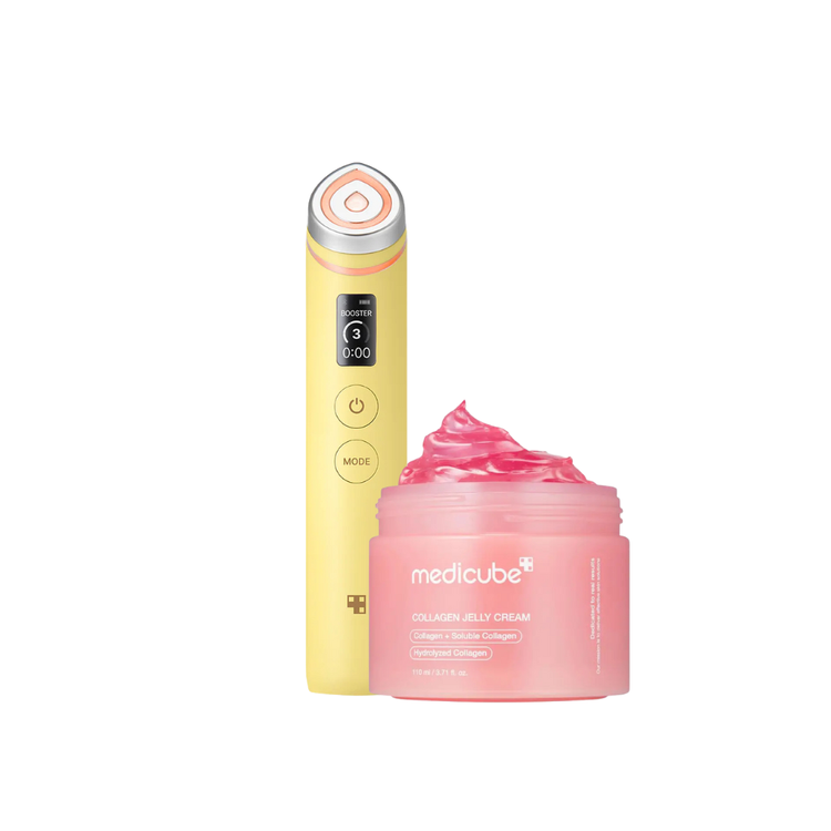 Medicube Beauty Device Age-r Booster Pro Ex Yellow + Gratis Collagen Jelly Cream 50ml
