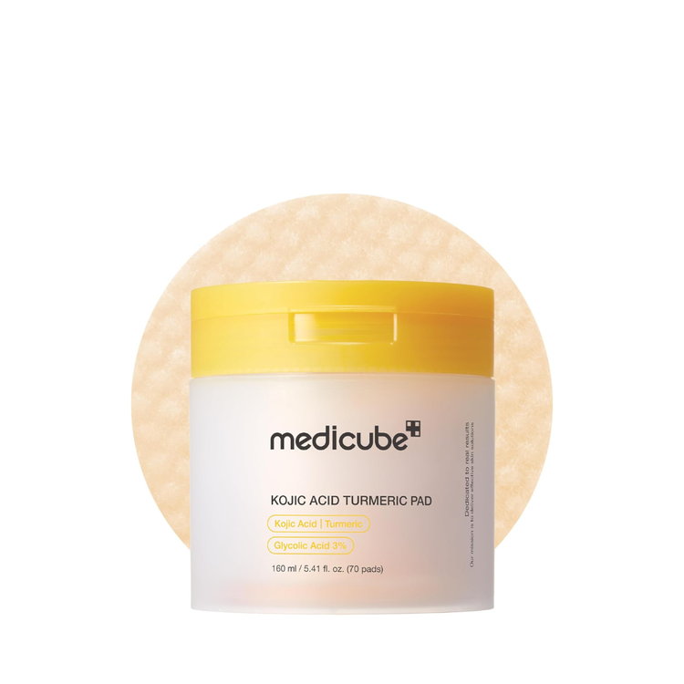 Medicube Kojic Acid Turmeric Clarifying Toner Pad 70kom