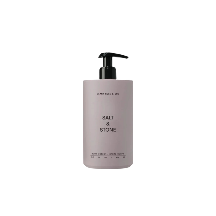 Salt & Stone Body Lotion 450ml (black Rose & Oud)