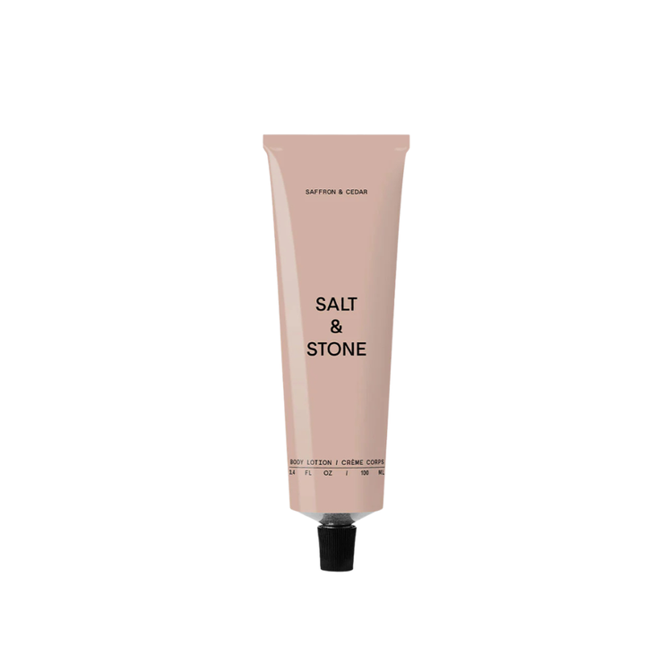 Salt & Stone Body Lotion 100ml (saffron & Cedar)