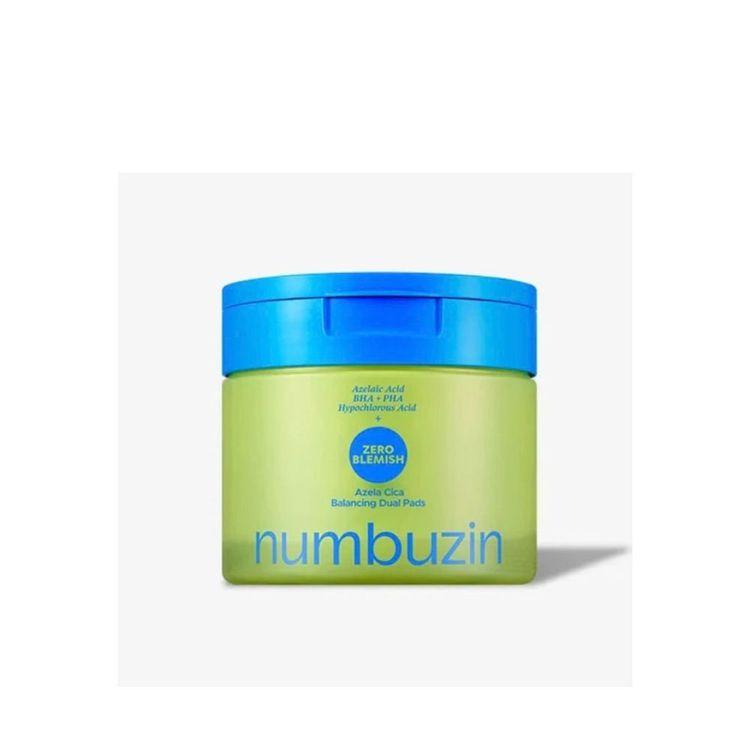 Numbuzin Zero Blemish Azela Cica Balancing Dual Pads