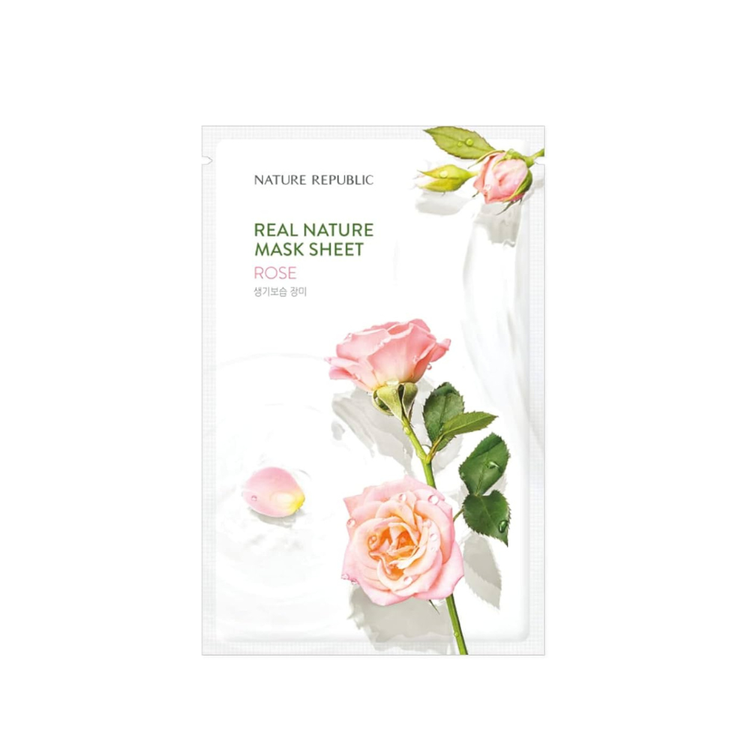 Nature Republic Real Nature Mask Sheet/ Rose 23ml