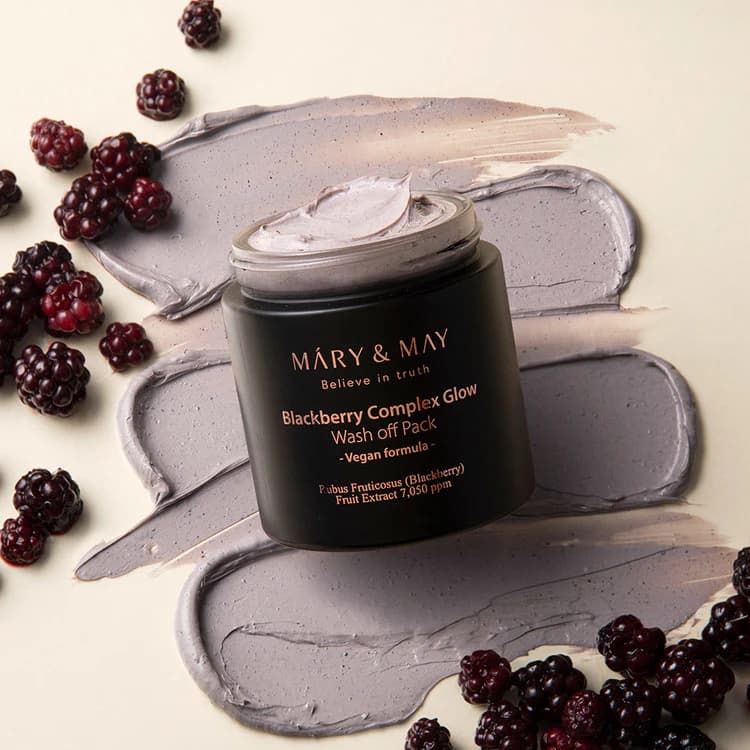 Mary& May Blackberry Complex Glow Washoff Pack 125g