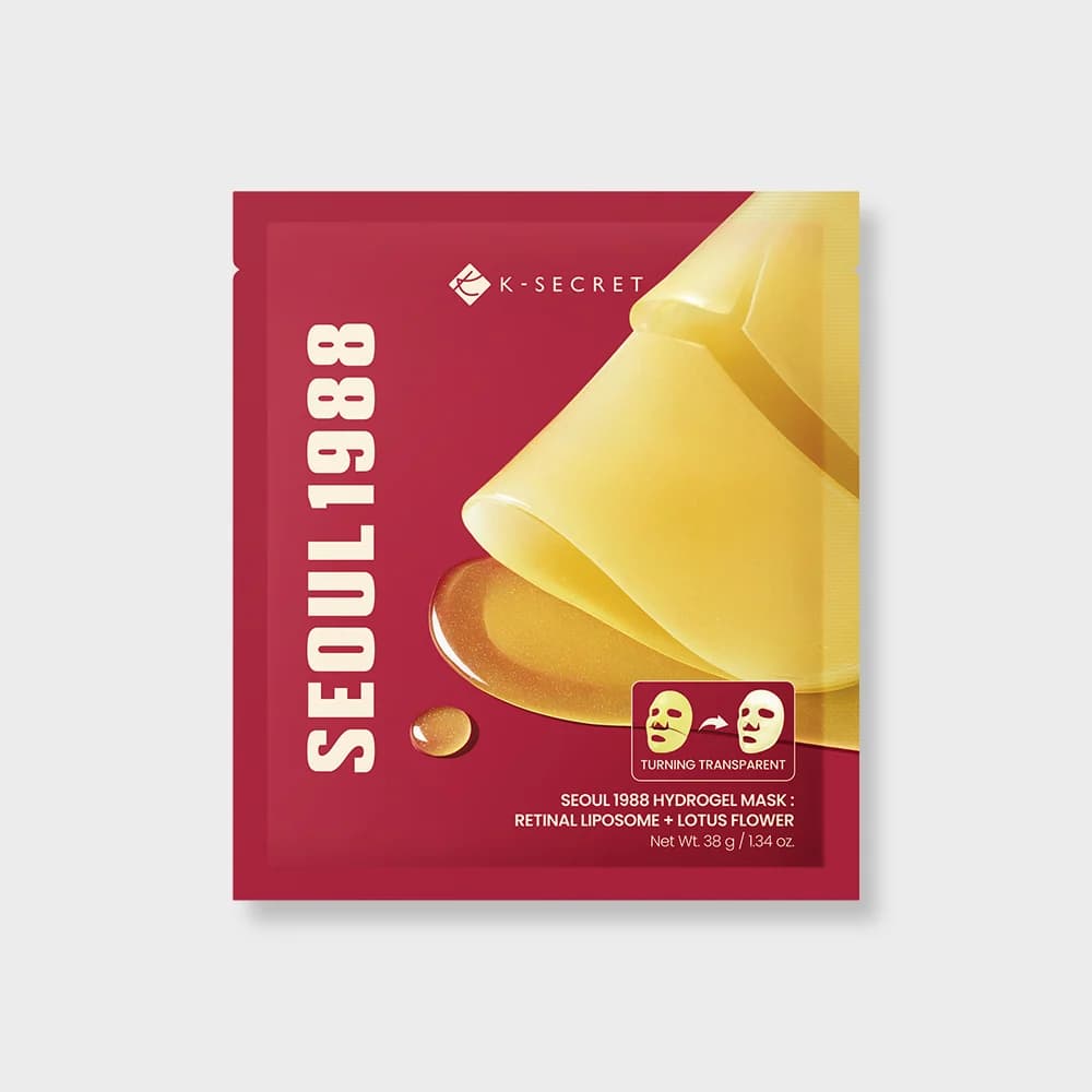 K-secret Seoul 1988 Hydrogel Mask : Retinal Liposome + Lotus Flower