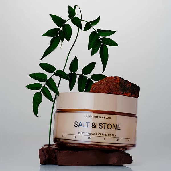 Salt & Stone Body Cream (saffron & Cedar) 