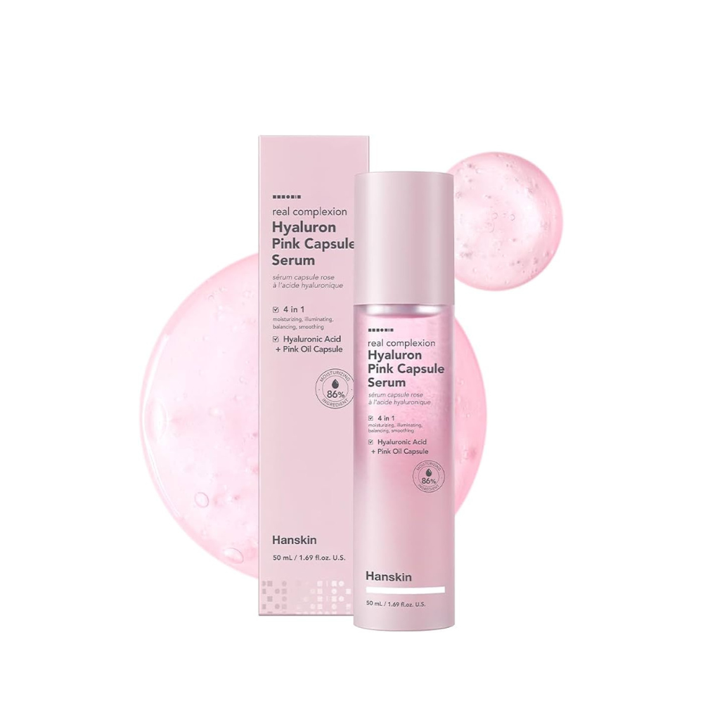Hanskin Real Complexion Hyaluron Pink Capsule Serum 50ml