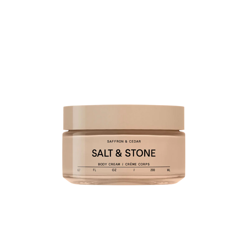 Salt & Stone Body Cream (saffron & Cedar) 