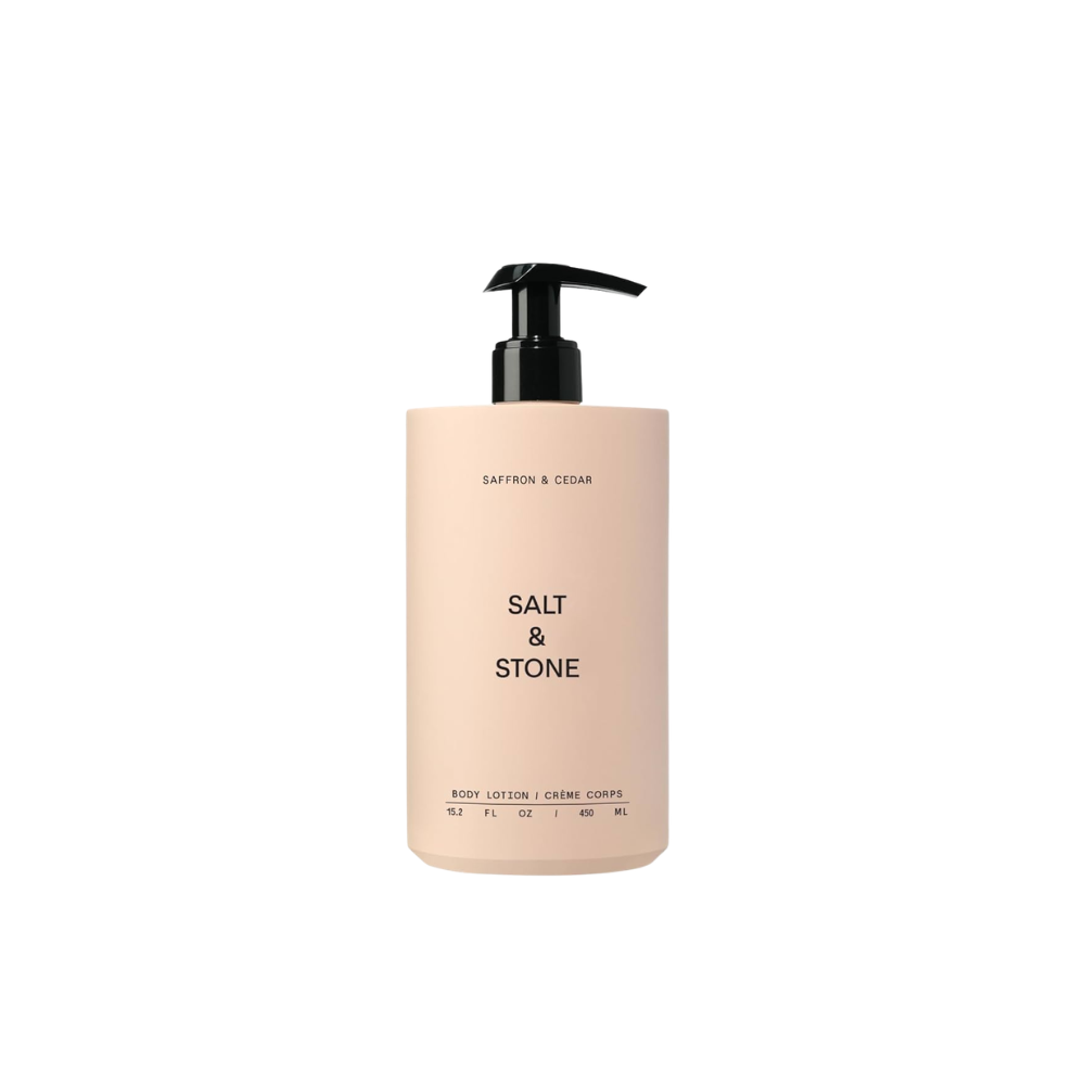 Salt & Stone Body Lotion 450ml (saffron & Cedar)