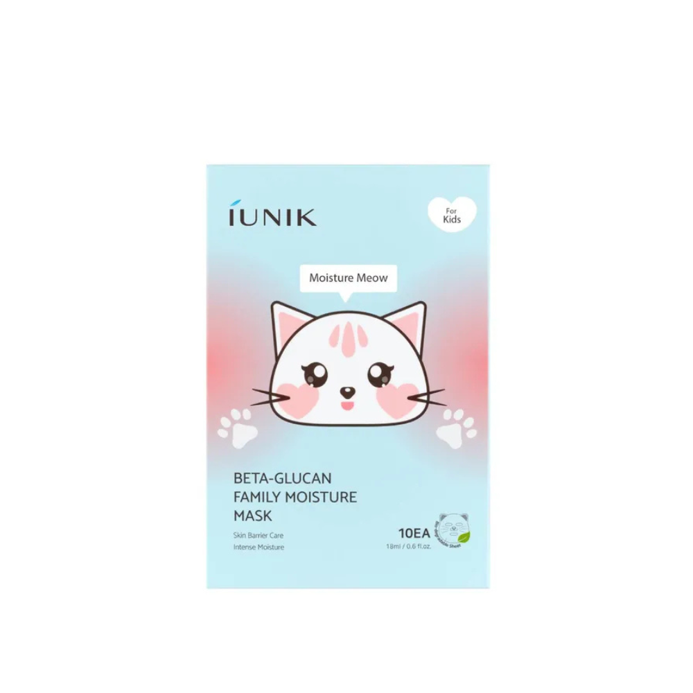 Iunik Beta Glucan Family Moisture Mask For Kids 1ea