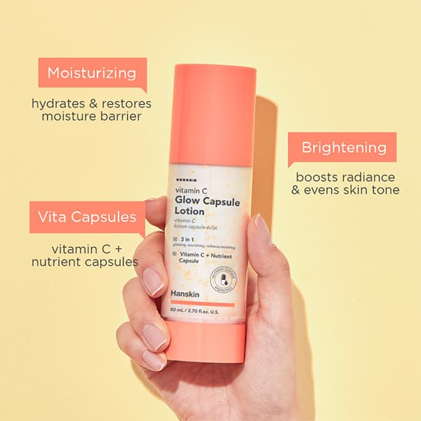 Hanskin Vitamin C Glow Capsule Lotion 80ml