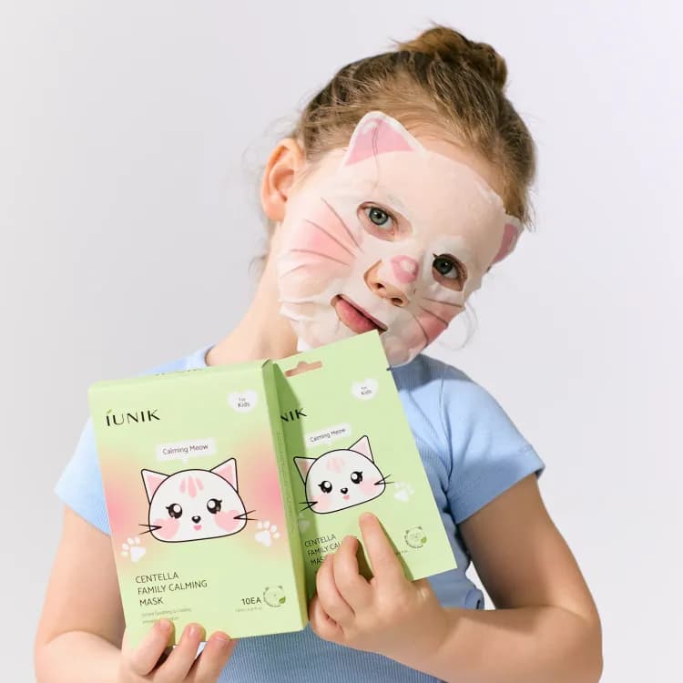 Iunik Centella Family Calming Mask For Kids 1ea