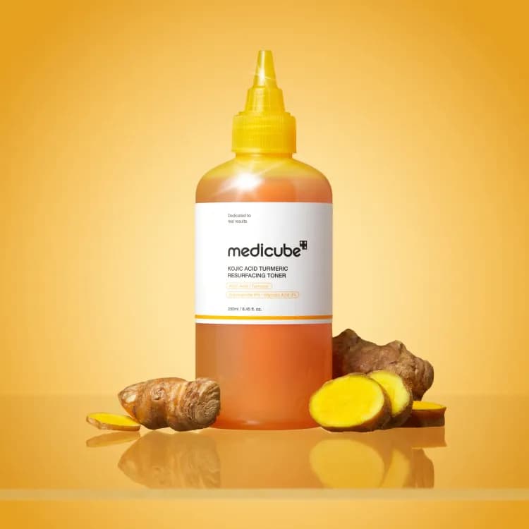 Medicube Kojic Acid Turmeric Smoothing Toner For Face & Body 200ml