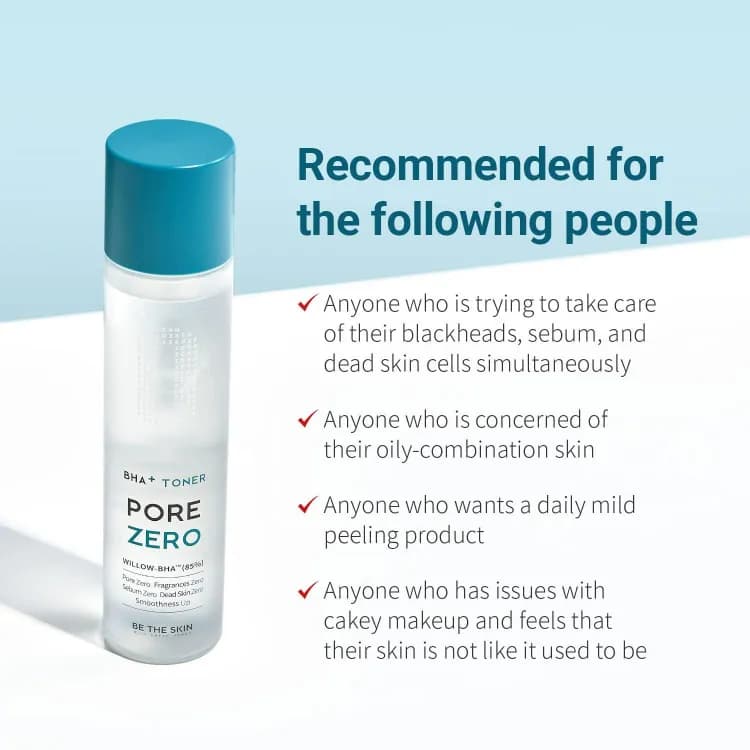 Be The Skin Bha+ Pore Zero Toner 150ml