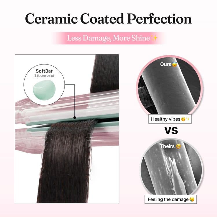 Vodana Pocket Mini Flat Iron Vanilla Pink