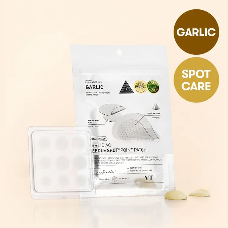 Vt Garlic Ac Reedle Shot Point Patch 9ea