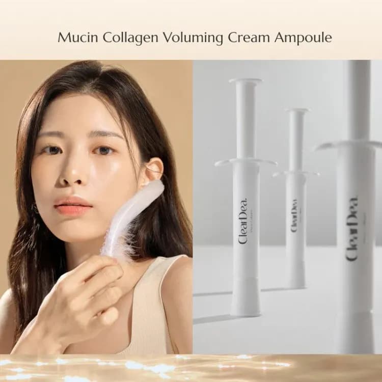 Cleardea Mucin Collagen Voluming Cream Ampoule 4ml (2ea)