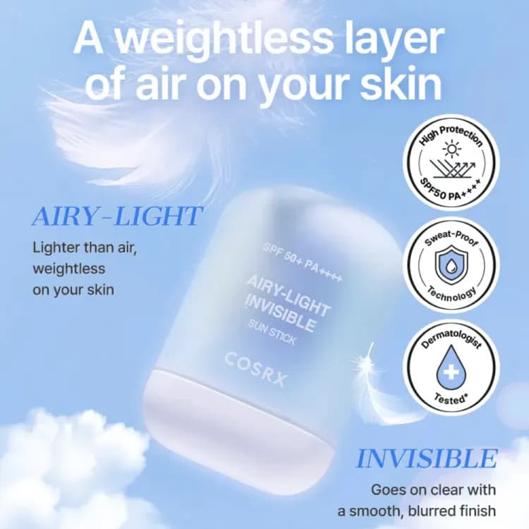 Cosrx Airy-light Invisible Sunstick 19g