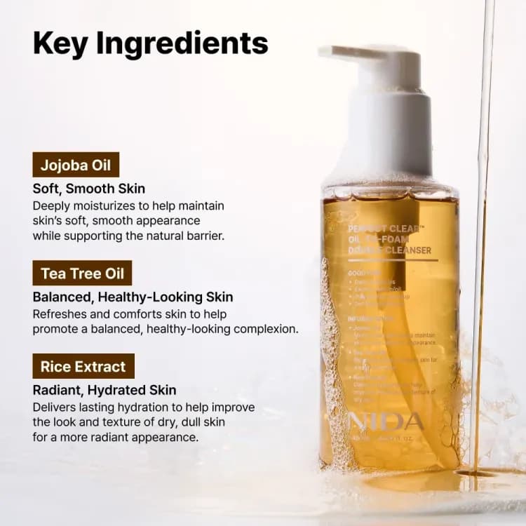 Nida Perfect Clear™ Oil-to-foam Double Cleanser 145ml