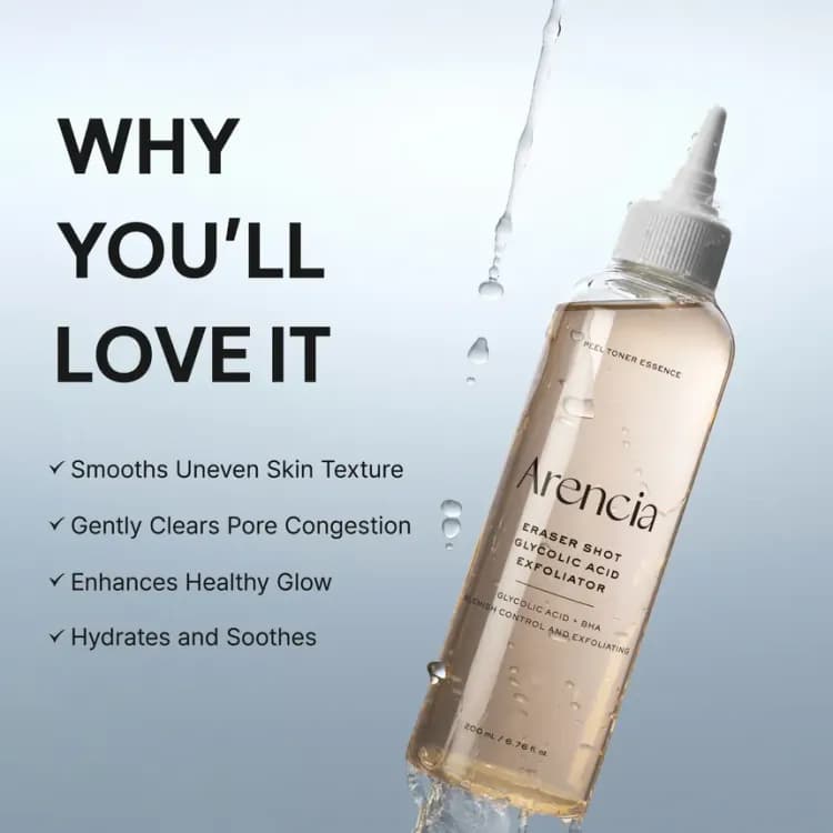 Arencia Easer Shot Glycolic Acid Exfoliator 200ml