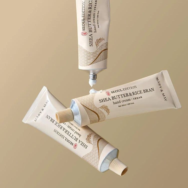 Mary&may Shea Butter & Rice Bran Hand Cream 50ml				