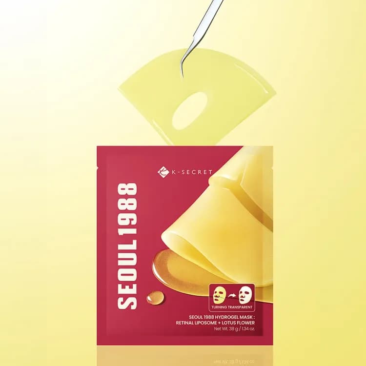 K-secret Seoul 1988 Hydrogel Mask : Retinal Liposome + Lotus Flower