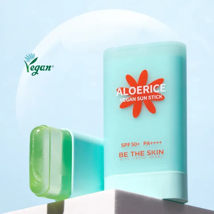 Be The Skin Aloerice Vegan Sun Stick 19g Spf 50+, Pa+++
