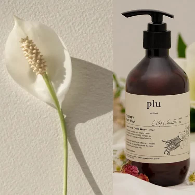 Plu Aroma Body Wash Lily Vanilla 500g