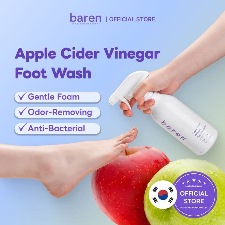 Baren Apple Cider Vinegar Foot Shampoo 400ml