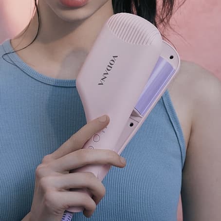 Vodana Compact Wave Iron 38mm Pink Lavender