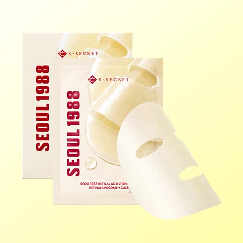 K-secret Seoul 1988 Retinal Active Shot Mask Sheet : Retinal Liposome + Calendula Flower