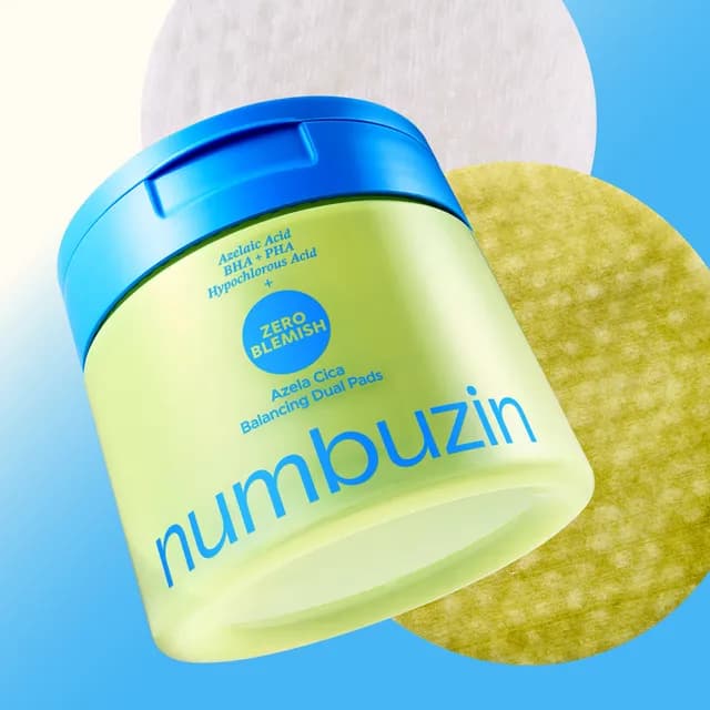 Numbuzin Zero Blemish Azela Cica Balancing Dual Pads