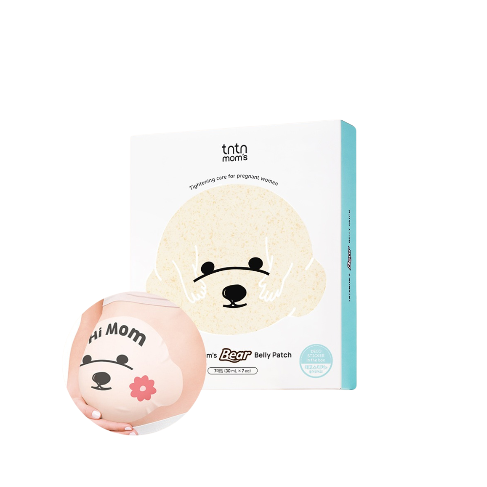 Tntnmom's bear belly sheet maska za stomak, 7 komada 30ml