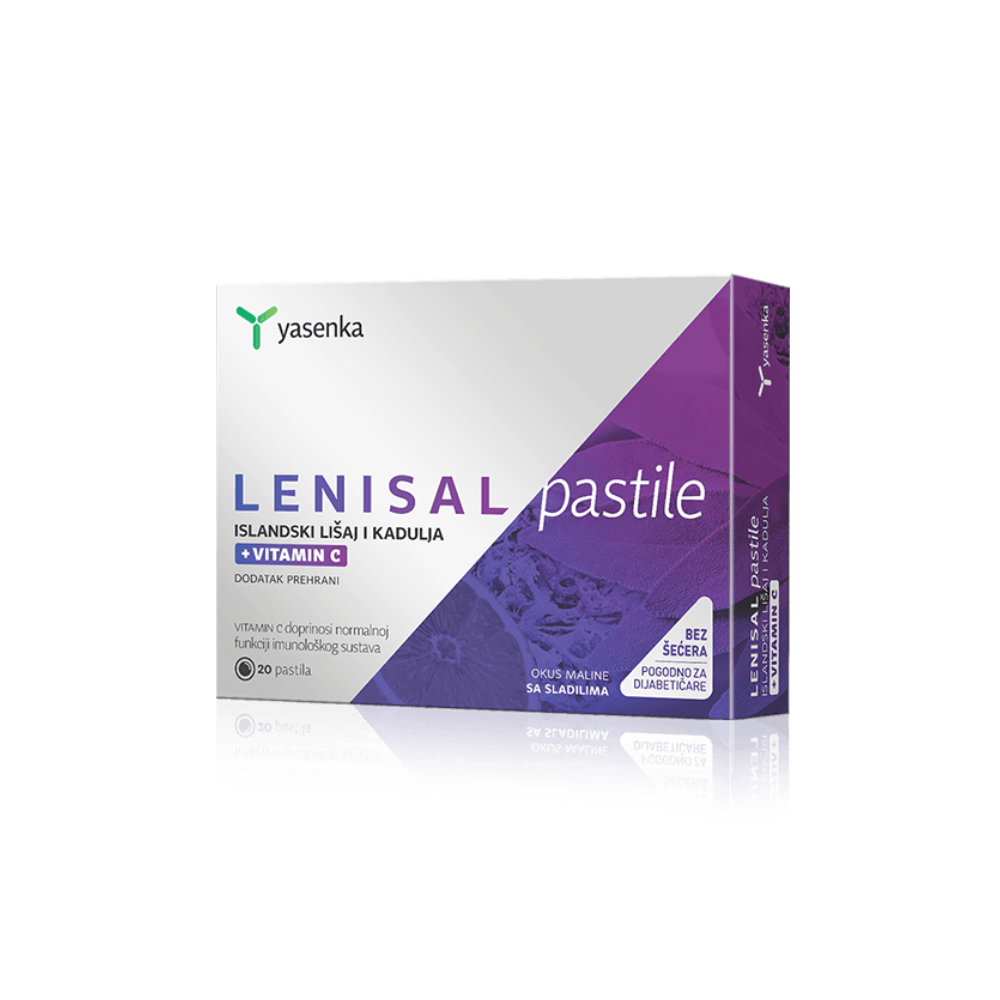 Lenisal Pastile Islandski Lisaj I Kadulja+vit C A20 V1(lozenges)