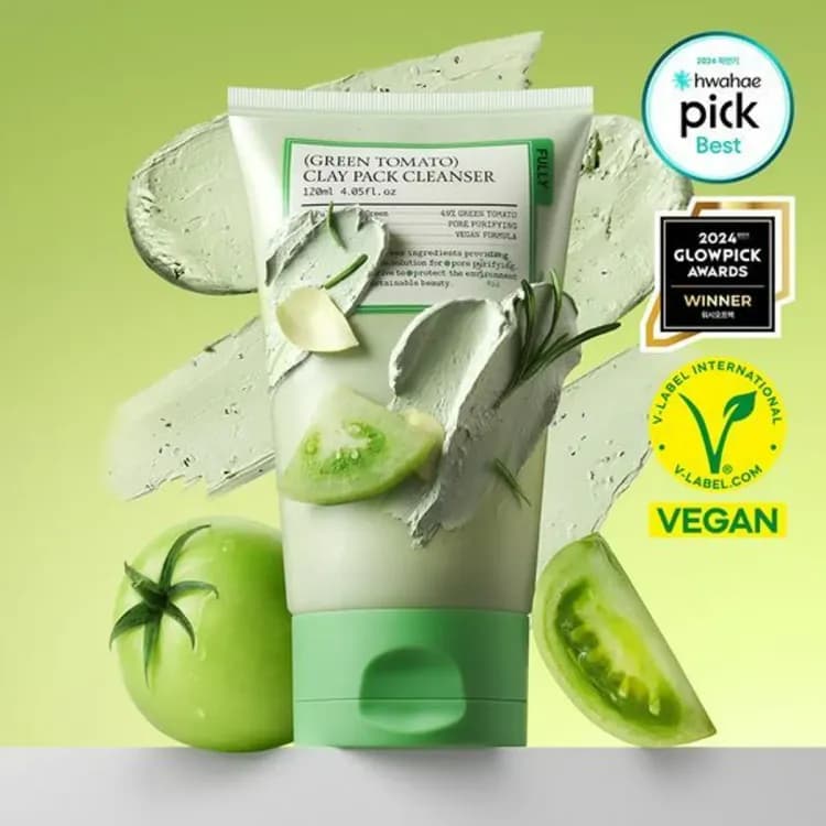 Fully Green Tomato Clay Mask Cleanser 120ml