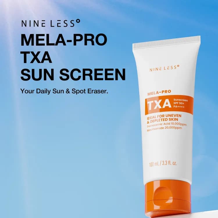 Nine Less Mela-pro Txa Sunscreen 100ml