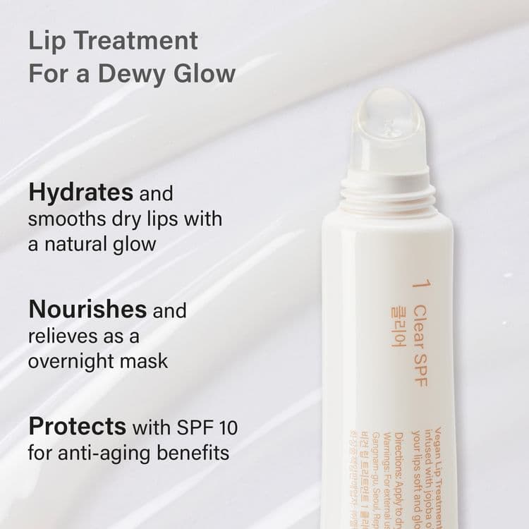 Melixir Vegan Lip Treatment 01 Clear Spf 15g