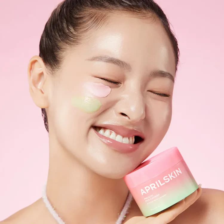 April Skin Pink Aloe Pack Cleanser 120g