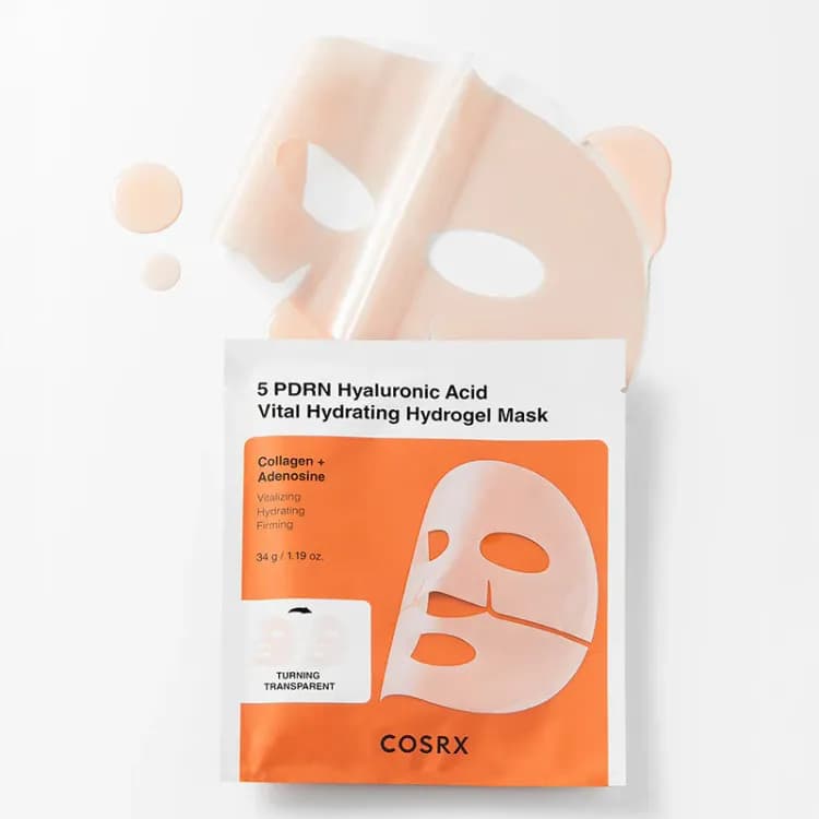 Cosrx 5 Pdrn Hyaluronic Acid Vital Hydrating Hydrogel Mask