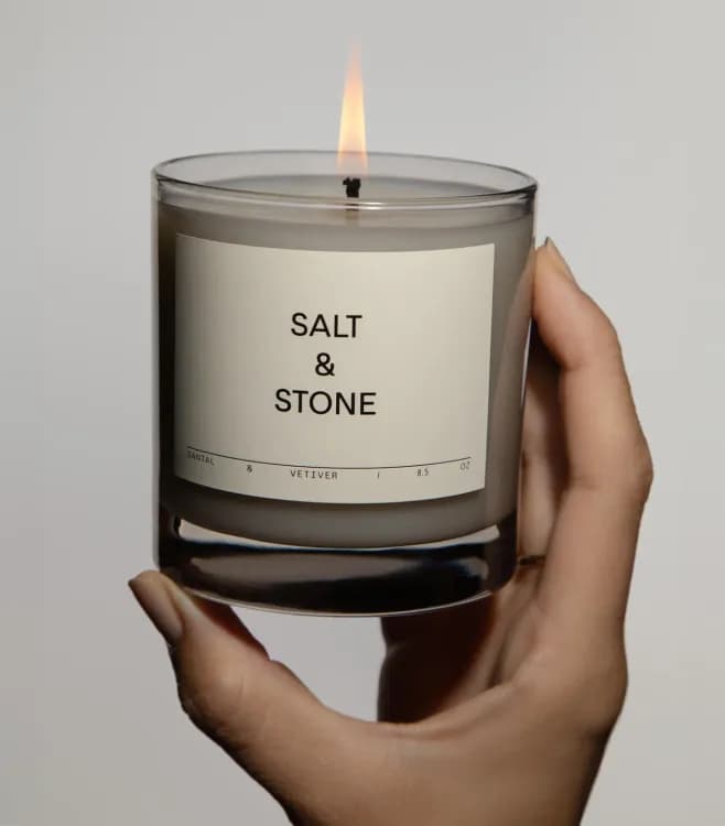 Salt & Stone Candles (santal & Vetiver)