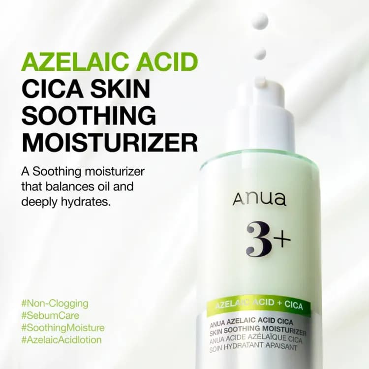 Anua Azelaic Acid Cica Skin Soothing Moisturizer 100ml