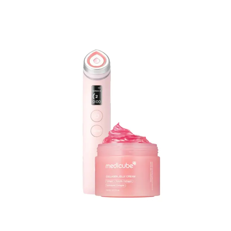 Medicube Beauty Device Age-r Booster Pro Ex Pink + Gratis Collagen Jelly Cream 50ml