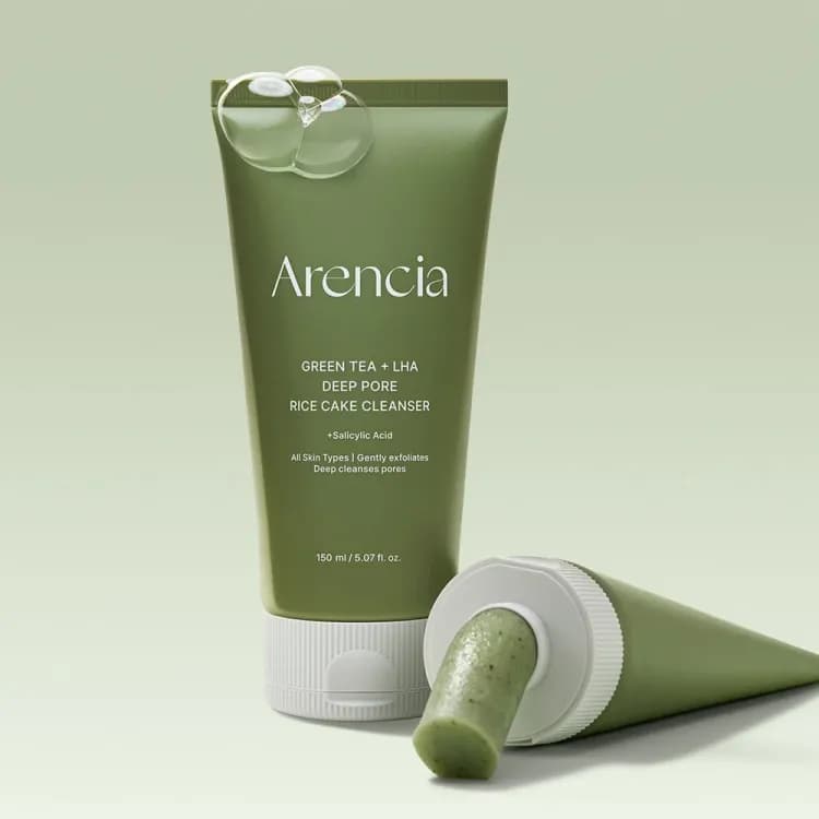 Arencia Green Tea + Lha Deep Rice Cake Cleanser 150ml
