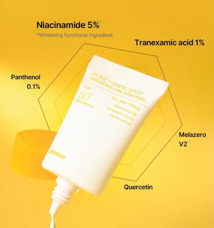 Celimax Pore+dark Spot Brightening Care Sunscreen 50ml