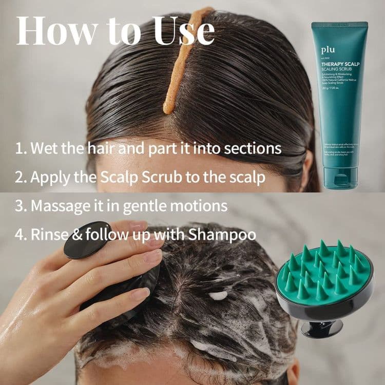 Plu Scalp Scrub Peppermint 200g