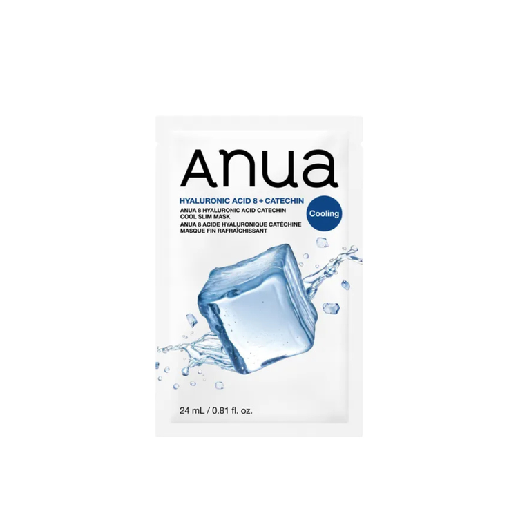 Anua 8 Hyaluronic Acid Catechin Cool Slim Mask 24ml