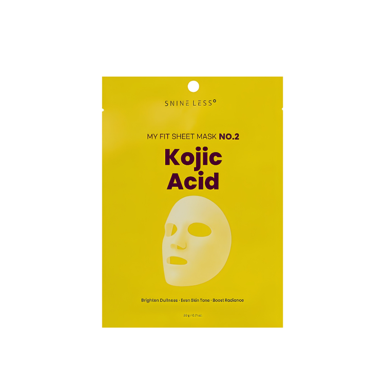 Nine Less My Fit Sheet Mask No.2 Kojic Acid