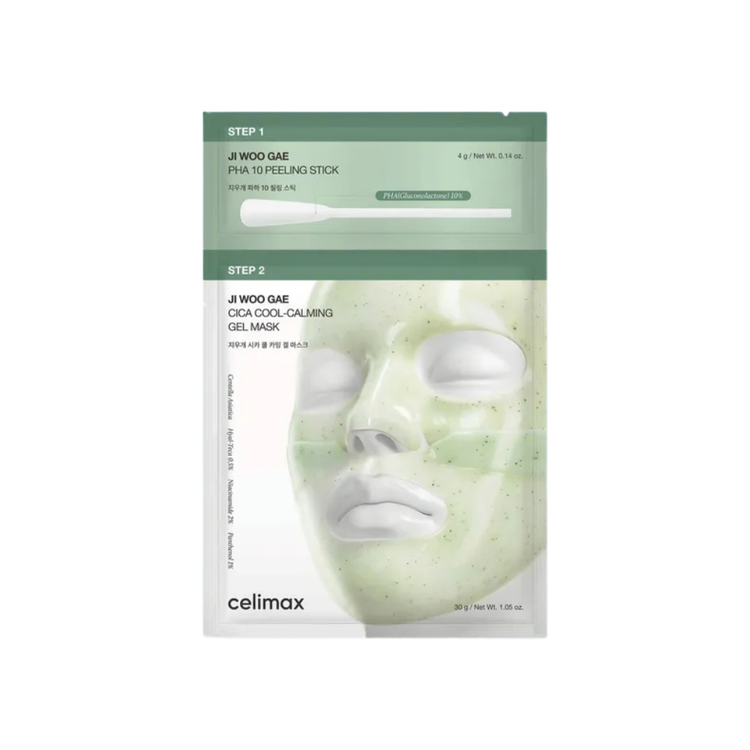 Celimax Ji Woo Gae Cica Pha Peel 2-step Gel Mask_4g+30g 1 Kom
