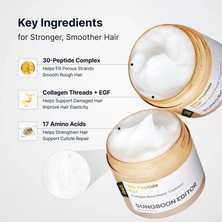 Sungboon Editor Silk Peptide Egf Collagen Bond Repair Treatment 250ml