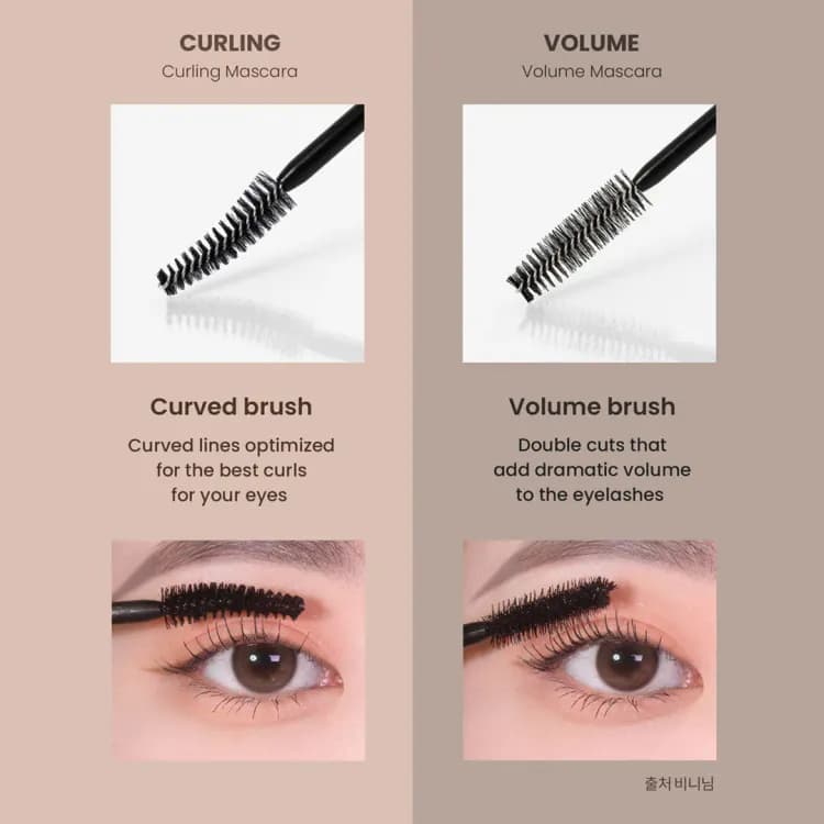 Heimish Dailism Smudge Stop Mascara Curling Brown