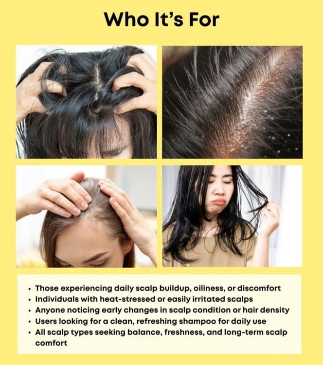 Nine Less Root-biome™ Caffeine Scalp Shampoo